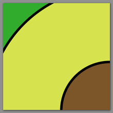 Afbeelding in Gallery-weergave laden, Simple Life - Avocado (Food Circle Series)
