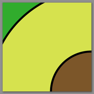 Simple Life - Avocado (Food Circle Series)